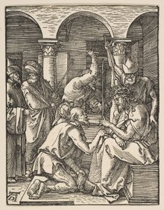 Chrystus ukoronowany cierniem, z „Małej Pasji” autorstwa Albrecht Dürer