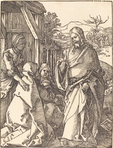 Chrystus żegna się ze swoją matką autorstwa Albrecht Dürer