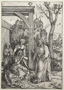 Chrystus żegna się ze Swoją Matką autorstwa Albrecht Dürer