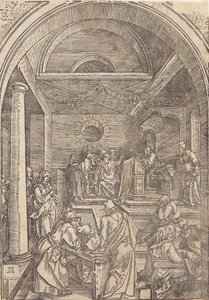 Chrystus wśród lekarzy autorstwa Albrecht Dürer