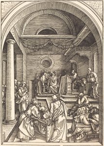 Chrystus wśród lekarzy autorstwa Albrecht Dürer