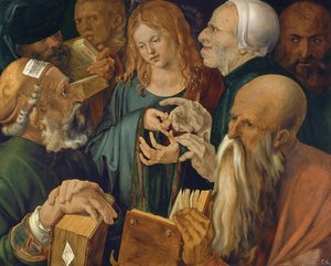 Chrystus wśród lekarzy, 1506 autorstwa Albrecht Dürer
