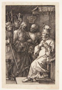 Chrystus przed Kajfaszem autorstwa Albrecht Dürer