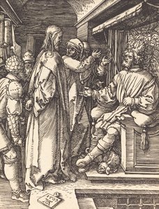Chrystus przed Herodem, 1509. autorstwa Albrecht Dürer