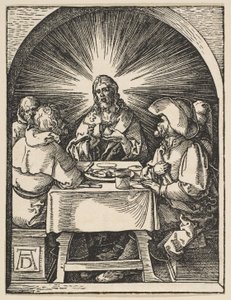Chrystus w Emaus, z „Małej Pasji” autorstwa Albrecht Dürer