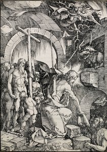 Chrystus w Otchłani, 1510 autorstwa Albrecht Dürer