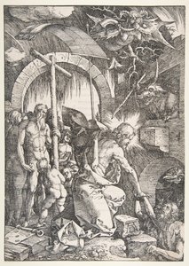 Chrystus w otchłani, z Wielkiej Męki, wydanie 1511.n.d. autorstwa Albrecht Dürer