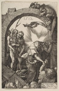 Chrystus w Otchłani, z Męki Pańskiej, 1512. autorstwa Albrecht Dürer