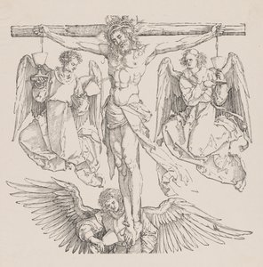 Chrystus na krzyżu. autorstwa Albrecht Dürer