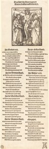 Chrystus na krzyżu z Maryją i św. Janem autorstwa Albrecht Dürer