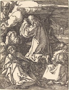 Chrystus na Górze Oliwnej autorstwa Albrecht Dürer