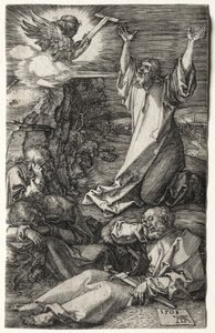 Chrystus na Górze Oliwnej autorstwa Albrecht Dürer