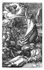 Chrystus na Górze Oliwnej autorstwa Albrecht Dürer