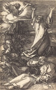 Chrystus na Górze Oliwnej, 1508. autorstwa Albrecht Dürer