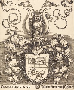 Herb Lorenza Staibera, prawdopodobnie 15201521. autorstwa Albrecht Dürer