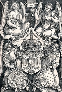 Herb miasta Norymbergi, 1521 1906. autorstwa Albrecht Dürer