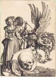 Herb z czaszką autorstwa Albrecht Dürer