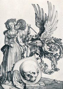 Herb z czaszką, 1503 1906 autorstwa Albrecht Dürer