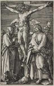 Ukrzyżowanie, z wyrytej pasji autorstwa Albrecht Dürer