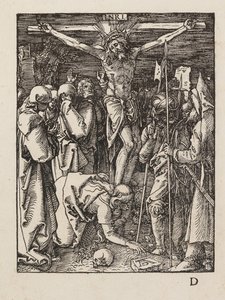 Ukrzyżowanie z cyklu Mała pasja, ok. 1509-1511. autorstwa Albrecht Dürer