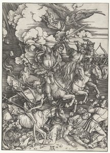 Czterej Jeźdźcy Apokalipsy autorstwa Albrecht Dürer