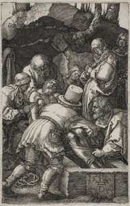 Osadzanie, z Grawerowanej pasji autorstwa Albrecht Dürer