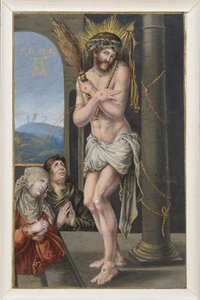 Cierpiący przy kolumnie biczowania autorstwa Albrecht Dürer