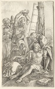 Zejście z krzyża, 1501. autorstwa Albrecht Dürer