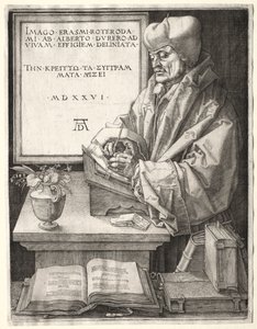 Desiderius Erazm z Rotterdamu, 1526. autorstwa Albrecht Dürer