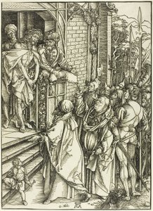 Ecce Homo - Ofiarowanie Chrystusa, z filmu Wielka męka autorstwa Albrecht Dürer