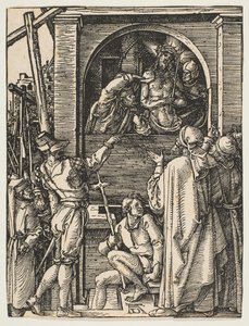 Ecco Homo, z Małej pasji, ca. 1509. autorstwa Albrecht Dürer