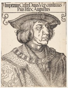 Cesarz Maksymilian I autorstwa Albrecht Dürer
