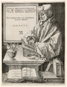 Erazm z Rotterdamu autorstwa Albrecht Dürer