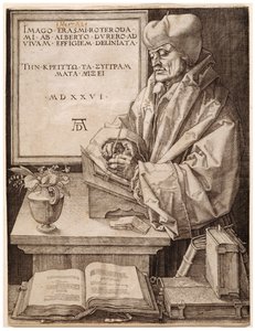 Erazm z Rotterdamu autorstwa Albrecht Dürer