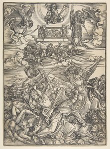 Cztery anioły zemsty z serii Apocalypse.n.d. autorstwa Albrecht Dürer