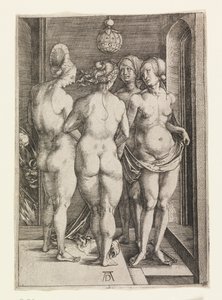 Cztery nagie kobiety (Cztery czarownice) autorstwa Albrecht Dürer