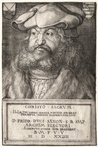 Fryderyk Mądry, Elektor Saksonii autorstwa Albrecht Dürer