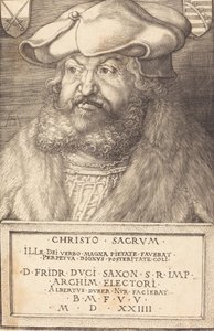 Fryderyk Mądry, elektor saski, 1524. autorstwa Albrecht Dürer