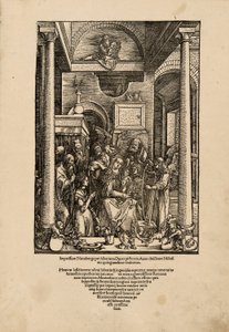 Gloryfikacja Dziewicy, z Życia Dziewicy autorstwa Albrecht Dürer