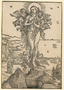 Święci biskupi Mikołaj, Ulryk i Erazm autorstwa Albrecht Dürer