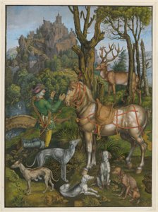 Święty Eustachy autorstwa Albrecht Dürer