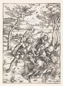 Herkules podbija bliźnięta Molionide autorstwa Albrecht Dürer