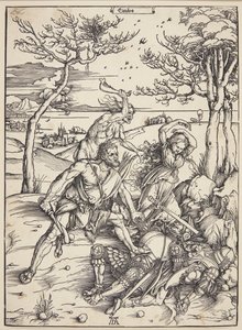 Herkules podbija bliźnięta Molionide autorstwa Albrecht Dürer
