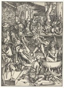 Męczeństwo Jana Ewangelisty autorstwa Albrecht Dürer