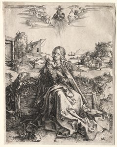 Święta Rodzina z Motylem, ok. godz. 1495. autorstwa Albrecht Dürer