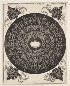 Przeplatany wzór sznurka z podłużną osłoną autorstwa Albrecht Dürer