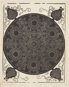 Wzór sznurka z przeplotem z siedmioma wiankami autorstwa Albrecht Dürer