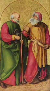 Ołtarz Jabacha: święci Józef i Joachim autorstwa Albrecht Dürer