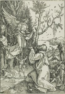 Joachim i Anioł, z Życia Dziewicy autorstwa Albrecht Dürer