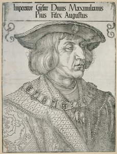 Cesarz Maksymilian I autorstwa Albrecht Dürer